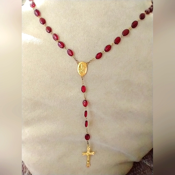 SOLD!!!!!! Rosari Necklace St.Theresa - Picture 5 of 7